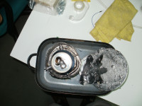 Lead in mold made from cans.